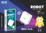 OLO, OL-220,18W Single USB Charger - Type-Micro, ROBOT.