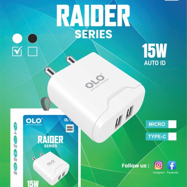 RAIDER TYPE C 15W CHARGER