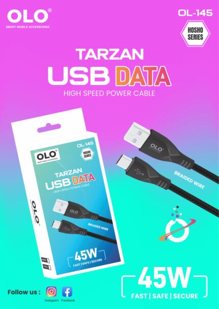 OLO OL-145 Type-Micro 45w cable.